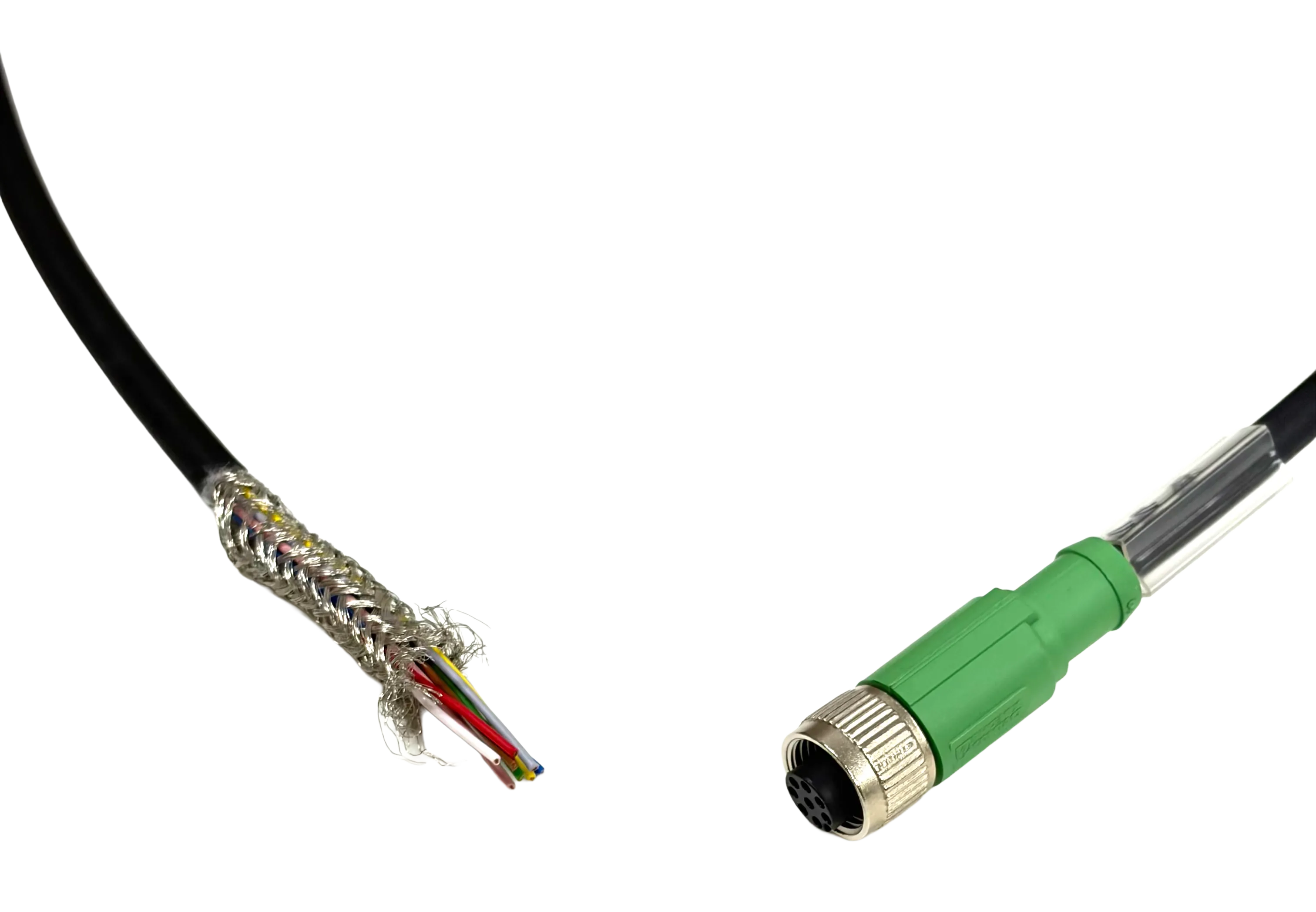 Halytech Borewatch M12 input cable with 8-pin M12 connector