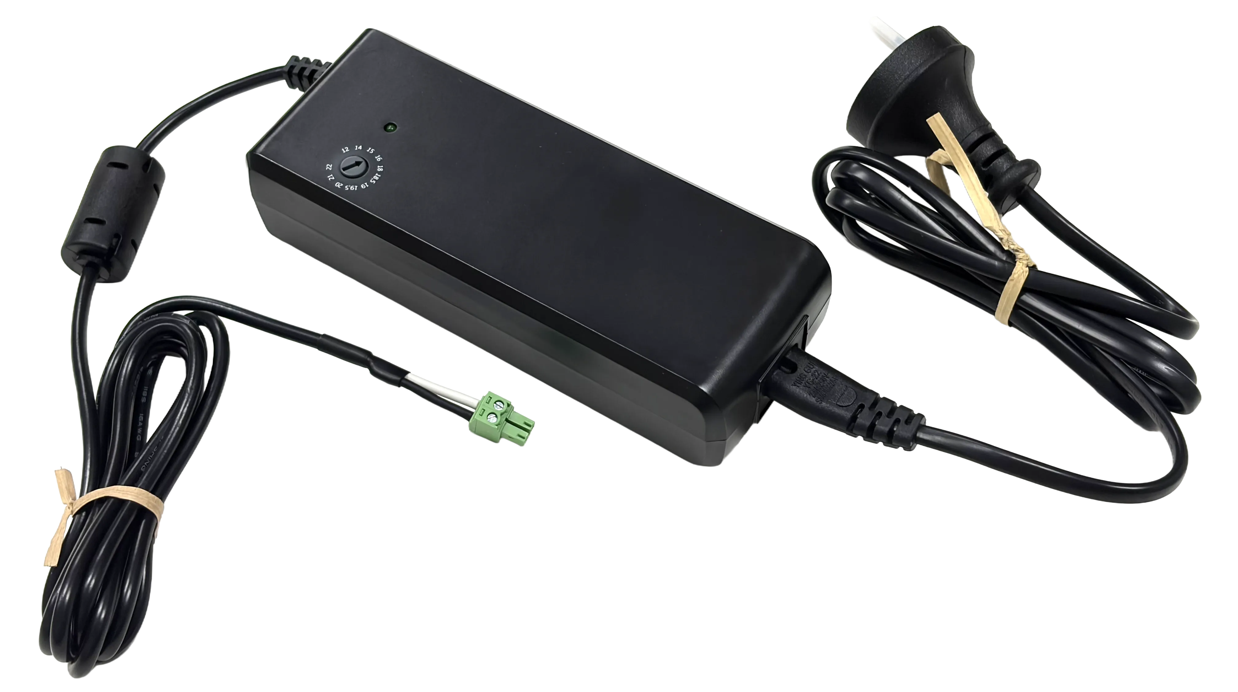 Halytech power supply for microSpider2 Industrial, with 2-pin pluggable terminal connector